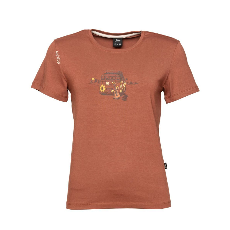 ISEO OUT IN NATURE-BRICK-34 dámské tričko cihlové