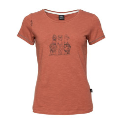 GANDIA ALPACA GANG WINTER-BRICK-44 dámské tričko cihlové