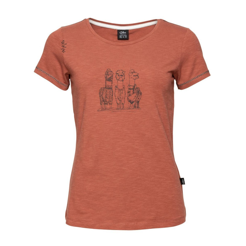 GANDIA ALPACA GANG WINTER-BRICK-44 dámské tričko cihlové