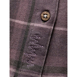 SIMILAUN 2.0-DARK VIOLET-42 dámská košile tmavě fialová