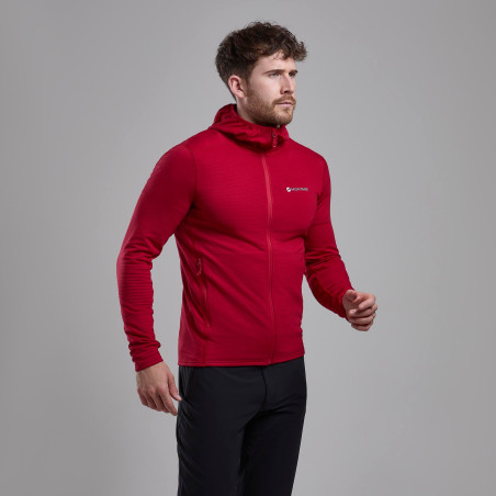 PROTIUM LITE HOODIE-ACER RED-XL pánská mikina tmavě červená