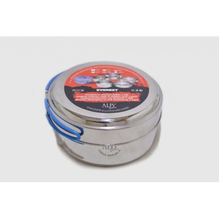 EVEREST ČESKÁ NEREZ SADA nádobí 5dílná 