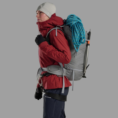 FEM ALTA XT JKT-DARK MAPLE-UK8/XS dámská bunda tmavě červená