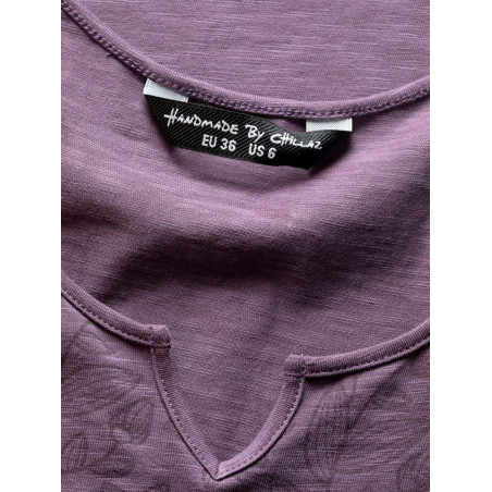 KORFU-DARK VIOLET-44 dámský top tmavě fialový