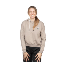 JUIFEN-BEIGE-44 dámská mikina s kapucí béžová