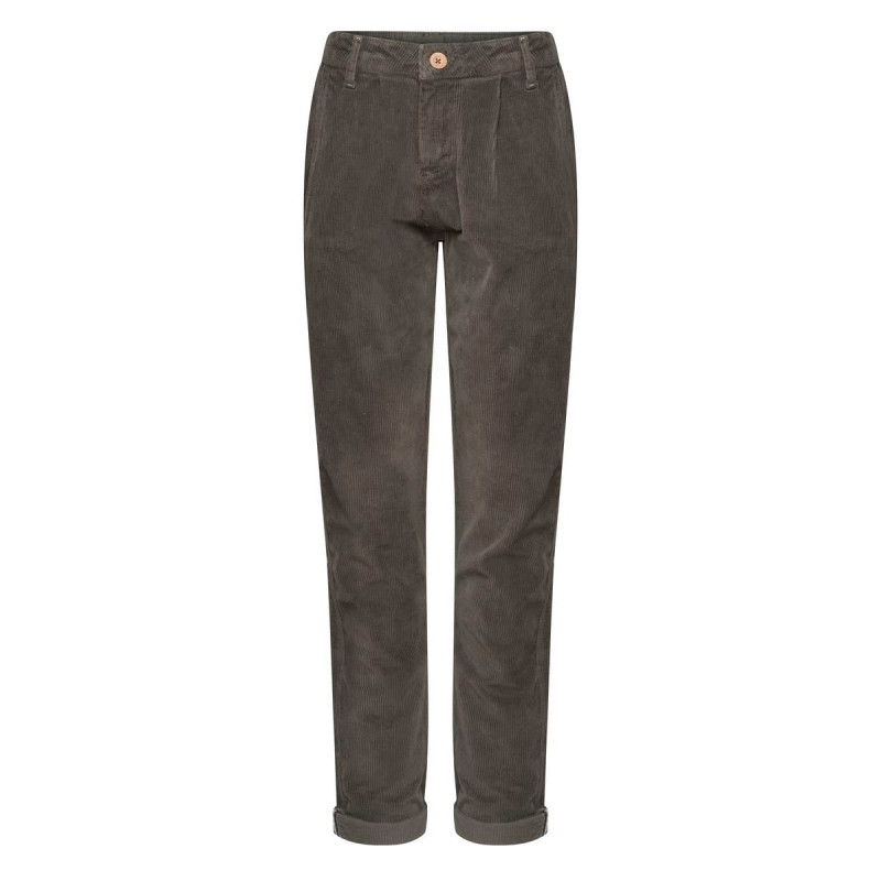 MAGDALENA-DARK GREY-32 dámské kalhoty tmavě šedé