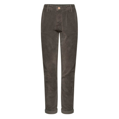 MAGDALENA-DARK GREY-32 dámské kalhoty tmavě šedé