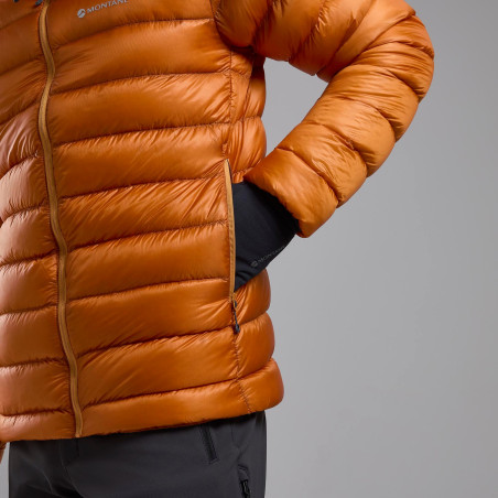 ALPINE 850 LITE HOODIE-FLAME ORANGE-L pánská bunda žlutooranžová