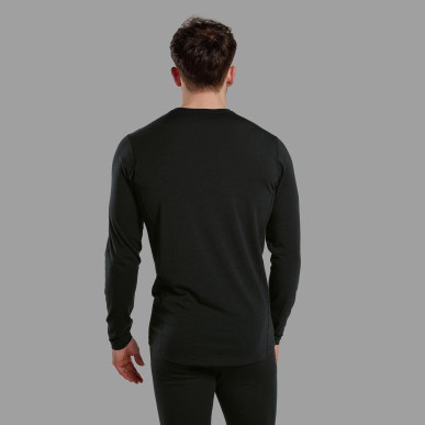 MALLI LONG SLEEVE T SHIRT-BLACK-L pánské triko černé