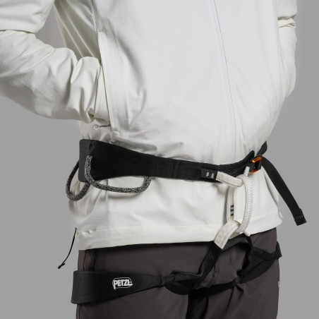 TENACITY HOODIE-POWDER-M pánská bunda bílá