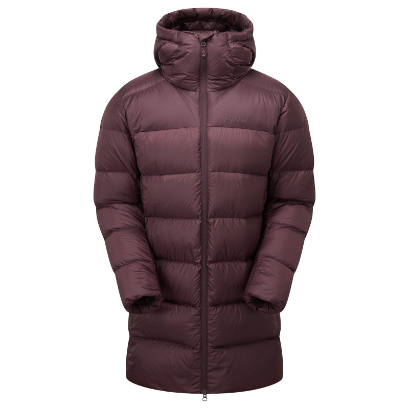 POLARON XT HOODIE-DARK GARNET-XXL pánská bunda hnědofialová