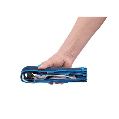 TOUR S/M skialpinistický úvazek modrý