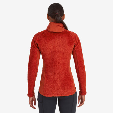 FEM PROTIUM XPD HOODIE-SAFFRON RED-UK16/XL dámská bunda červená