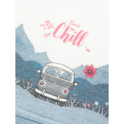 ISEO TIME TO CHILL-WHITE-36 dámské tričko bílé