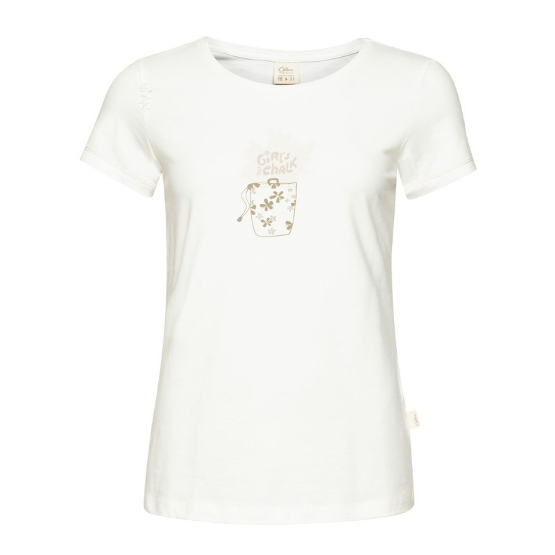 GANDIA GIRLS TALK CHALK-WHITE-42 dámské tričko bílé