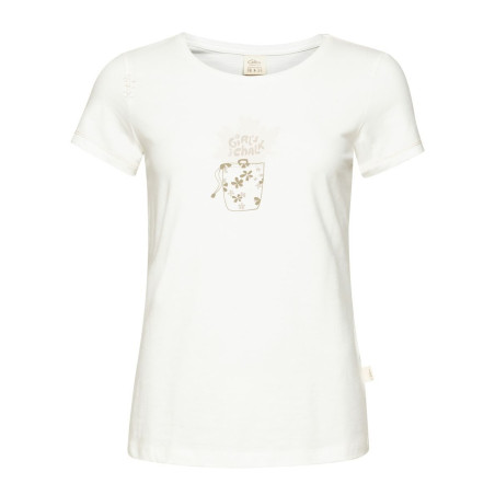 GANDIA GIRLS TALK CHALK-WHITE-42 dámské tričko bílé