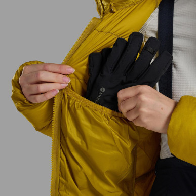 FEM KAMEN XT HOODIE-GINKGO GOLD-UK10/S dámská bunda žlutá