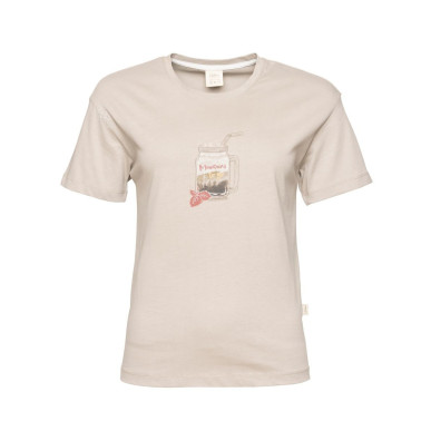 LEOBEN MOUNTAINS TO GO-BEIGE-38 dámské tričko béžové