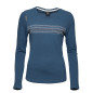 DALMATIEN ORNAMENT-DARK BLUE-32 dámské tričko s dlouhým rukávem tmavě modré DALMATIEN ORNAMENT-DARK BLUE-32 dámské tričko s dlouhým rukávem tmavě modré