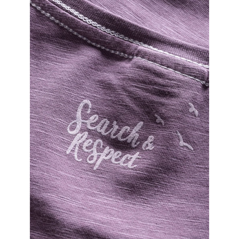 GANDIA MOUNTAINBIKE FLOWERS-DARK VIOLET-42 dámské tričko tmavě fialové