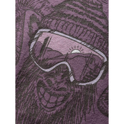 ISEO ROCK HERO WINTER-DARK VIOLET-42 dámské tričko tmavě fialové