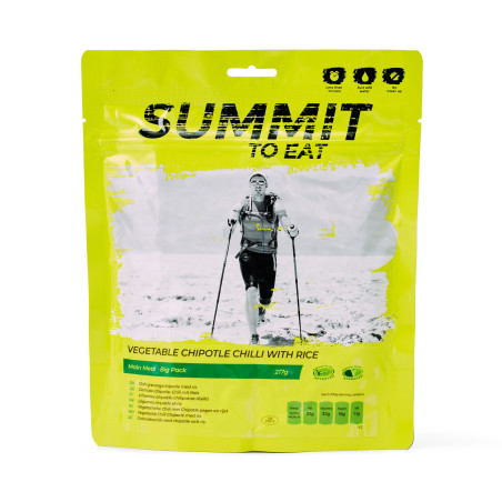 VEGETABLE CHIPOTLE CHILLI WITH RICE Big Pack Jalapeno s rýží a zeleninou 217g/1003kcal