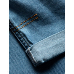 FUJI 3.0-DENIM LIGHT BLUE-34 dámské 3/4 kalhoty světle modré denim