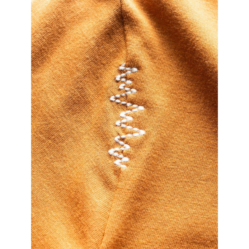 SCARY SCREAM-ORANGE BROWN-XS pánské tričko oranžovo hnědé SCARY SCREAM-ORANGE BROWN-XS pánské tričko oranžovo hnědé