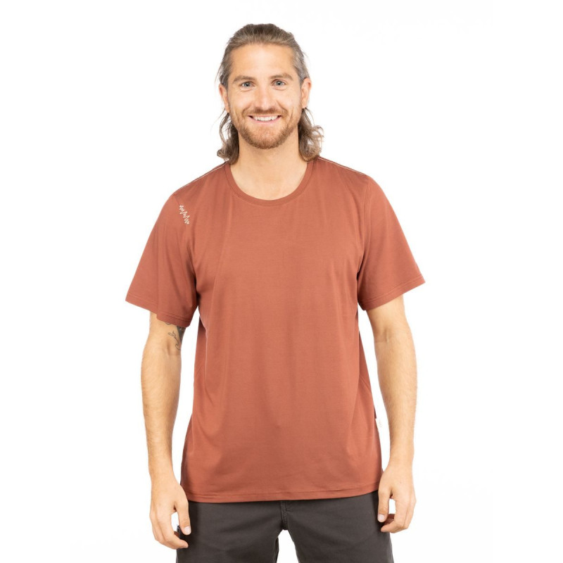 MOUNTAIN LOGO-BRICK-XXL pánské tričko cihlové