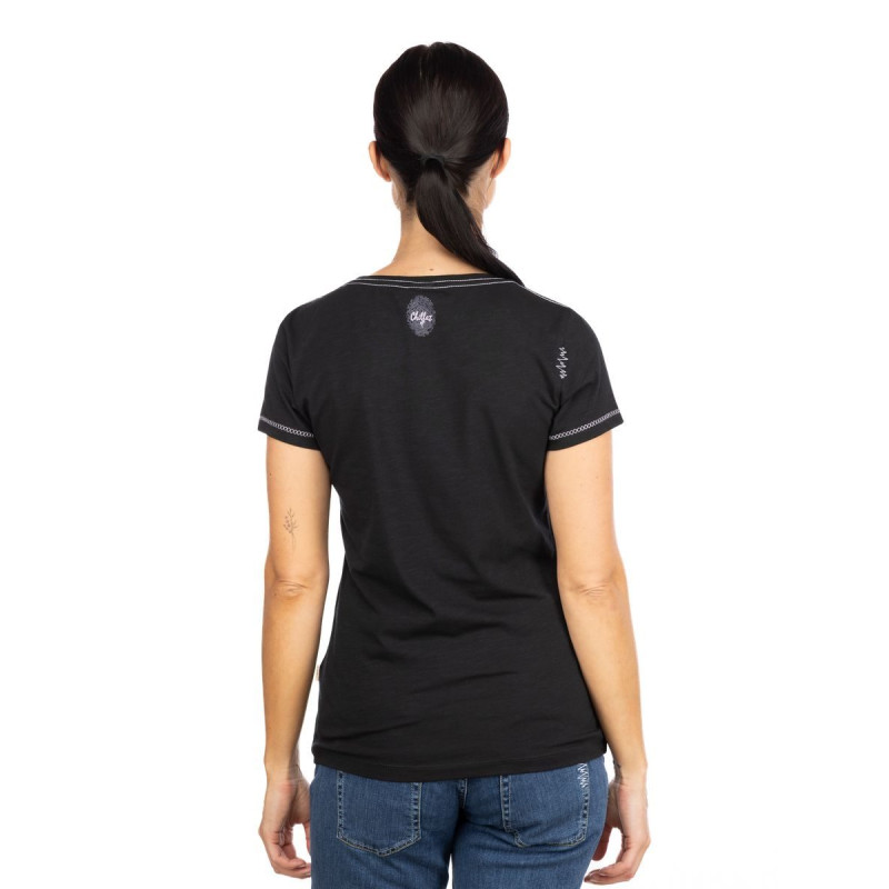 GANDIA MOUNTAIN PATCH-BLACK-48 dámské tričko černé