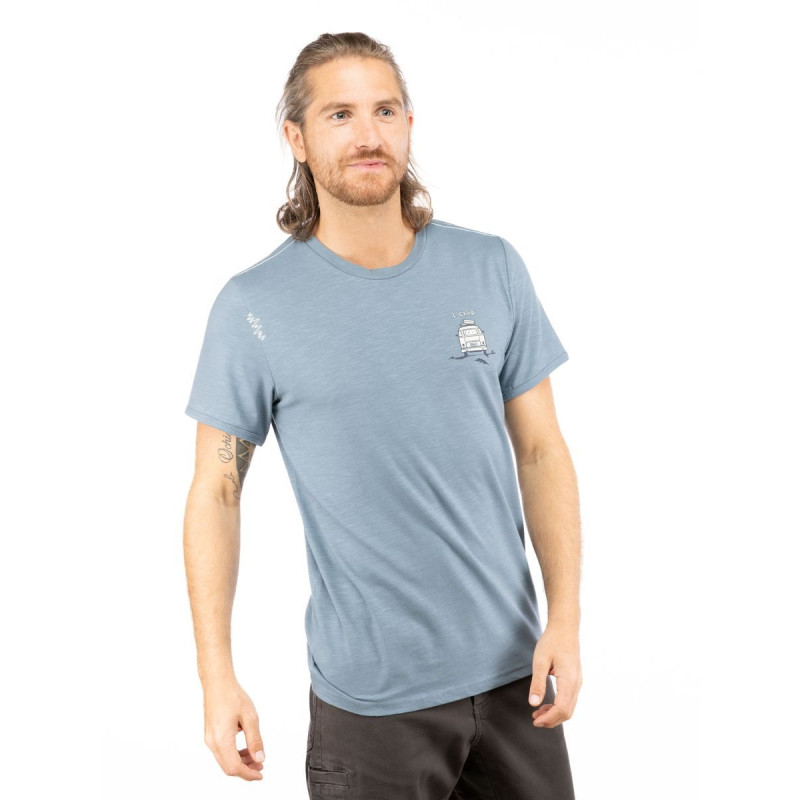 E CIAO-GREYBLUE-XL pánské tričko šedomodré E CIAO-GREYBLUE-XL pánské tričko šedomodré