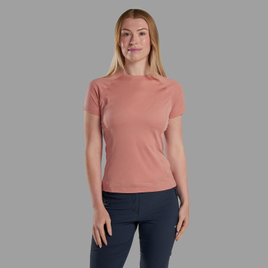 FEM DART T-SHIRT-PINK CLAY-UK18/XXL dámské triko růžové