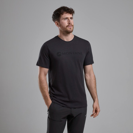 MONTANE MONO LOGO T-SHIRT-MIDNIGHT GREY-S pánské tričko tmavě šedé