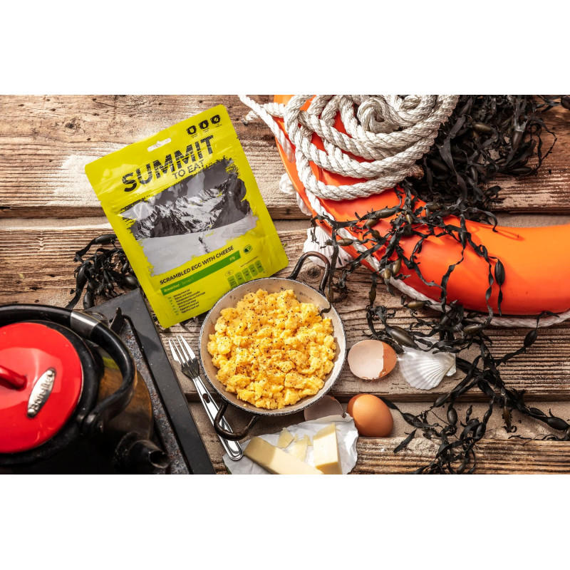 SCRAMBLED EGG WITH CHEESE Míchaná vajíčka se sýrem 87g/454kcal SCRAMBLED EGG WITH CHEESE Míchaná vajíčka se sýrem 87g/454kcal