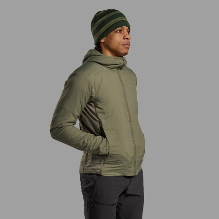 SIROCCO HOODIE-CAPER-M pánská bunda olivová