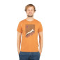 SUNNY MOUNTAINS-ORANGE BROWN-XL pánské tričko oranžovo hnědé SUNNY MOUNTAINS-ORANGE BROWN-XL pánské tričko oranžovo hnědé