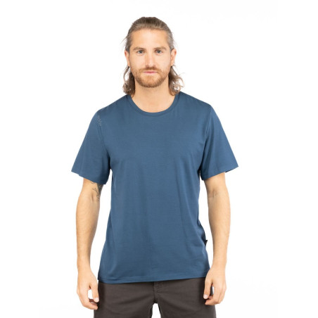 MOUNTAIN LOGO-DARK BLUE-XS pánské tričko tmavě modré