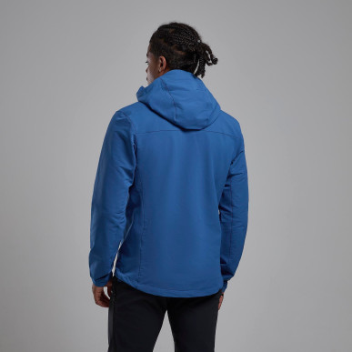 TENACITY XT HOODIE-NEPTUNE BLUE-L pánská bunda modrá