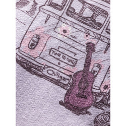 ISEO OUT IN NATURE-VIOLET-48 dámské tričko fialové