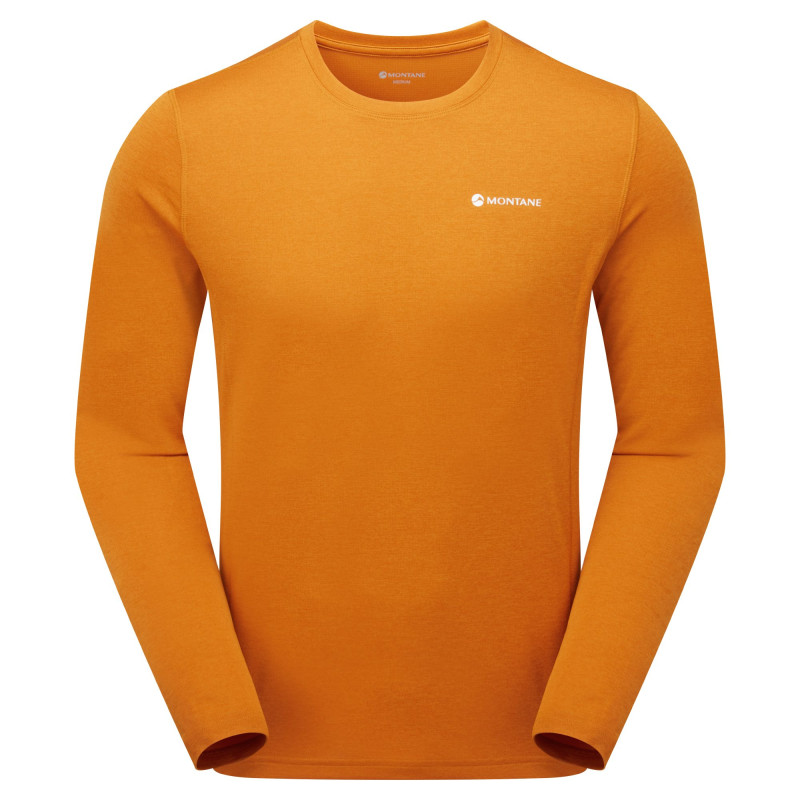 DART LONG SLEEVE T-SHIRT-AMBER-XL pánské triko dlouhý ruk. oranžové