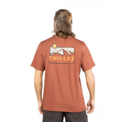 MOUNTAIN LOGO-BRICK-XL pánské tričko cihlové