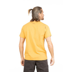 OUT IN NATURE-OCHRE-XS pánské tričko okrové