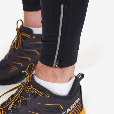 DRAGON LONG TRAIL TIGHTS-BLACK-S pánské kalhoty černé