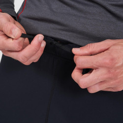 THERMAL TRAIL TIGHTS-BLACK-S pánské elastické kalhoty černé