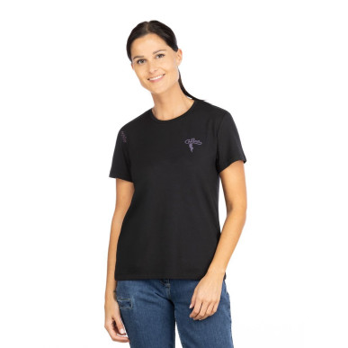 ISEO MOUNTAIN LOGO-BLACK-42 dámské tričko černé